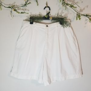 Lord & Taylor 100%cotton white shorts